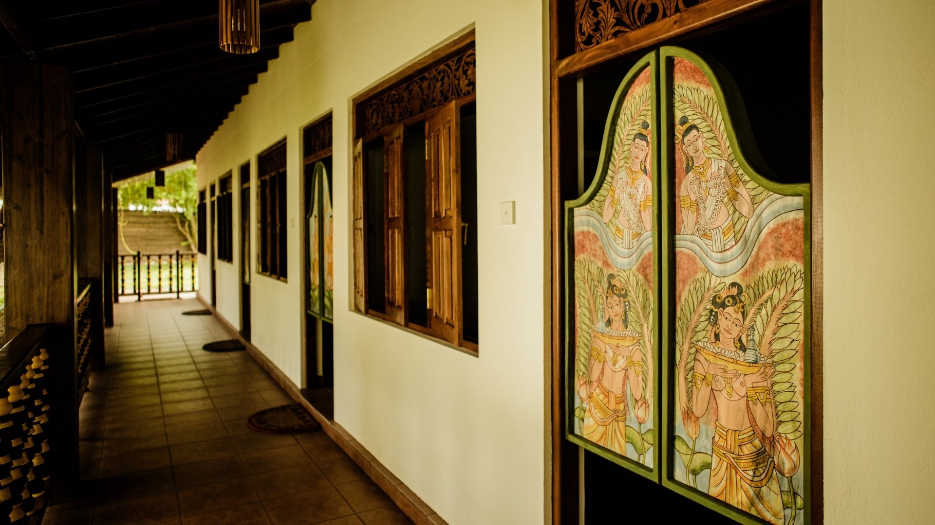 Eingang zum Ayurveda-Zentrum des Thaulle Resorts