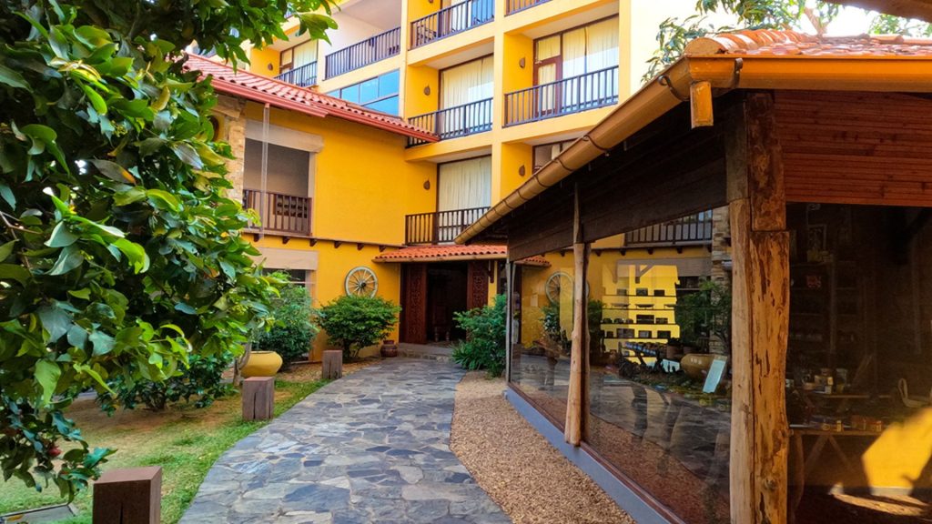 Der hauseigene Schmuckverkauf im Thaulle Resort Sri Lanka