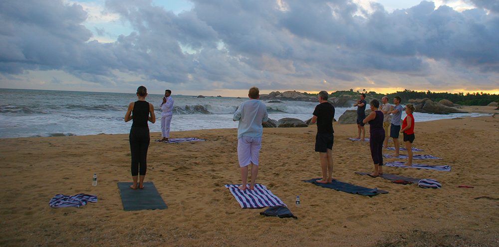 Gruppen-Yoga
