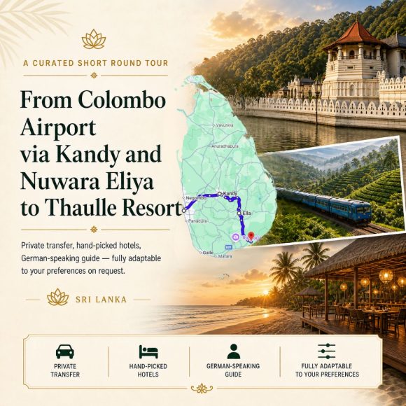 Experience your Roundtrip in Sri Lanka organised by Thaulle Ayurveda Resort