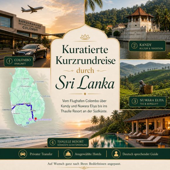 Geniessen Sie Ihre Rundreise in Sri Lanka deutschsprachig mit dem Thaulle Ayurveda Resort